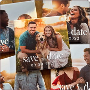 Save the date photo magnets